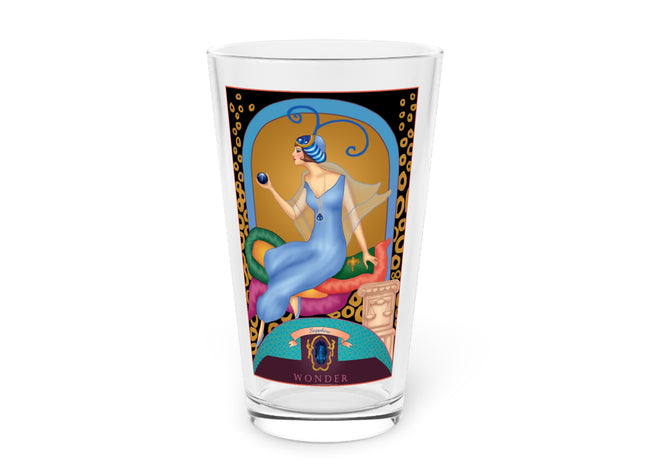 September & Sapphire Zodiac Pint Glass
