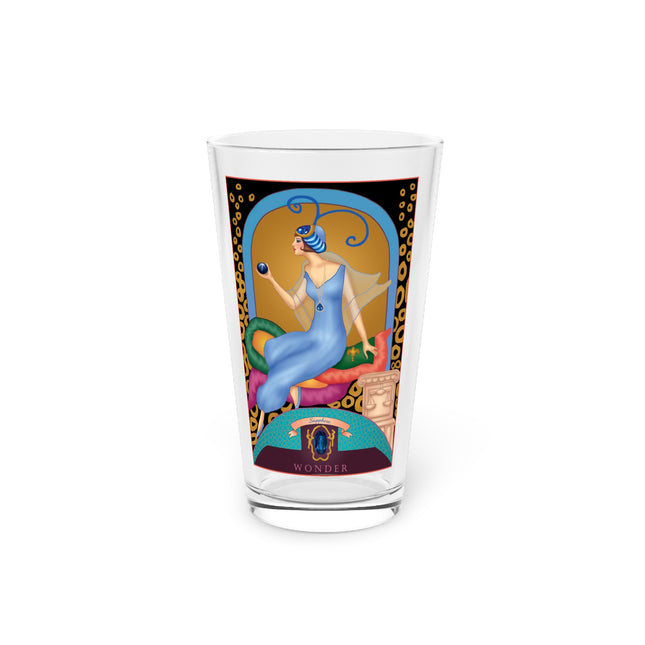 September & Sapphire Zodiac Pint Glass