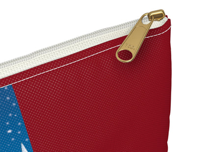 Elegant Winter Woman in Sleigh Accessory Pouch