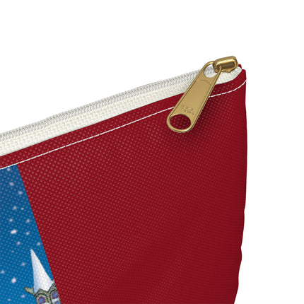 Elegant Winter Woman in Sleigh Accessory Pouch