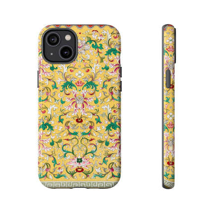 Yellow Botanical Pattern by Owen Jones Phone Cases
