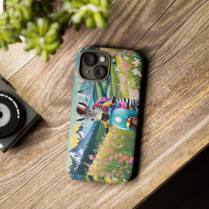 Stripes on Wheels Phone Cases