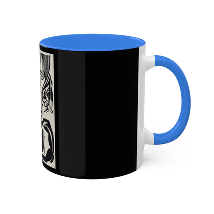 The Large Cow by Ernst Ludwig Kirchner Colorful Mugs, 11oz