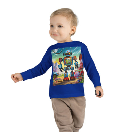 The Rusty Robot Toddler Long Sleeve Tee