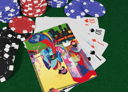 A Timeless Journey by Umberto Brunelleschi Playing Cards