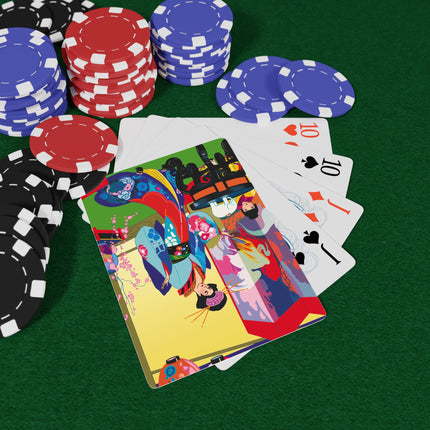 A Timeless Journey by Umberto Brunelleschi Playing Cards