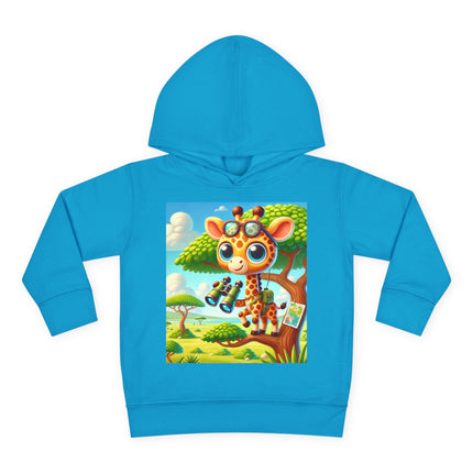Giraffe Lookout Toddler Pullover Fleece Hoodie
