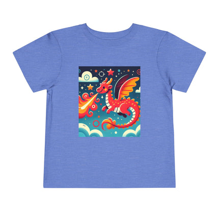 Starry Sky Dragon Toddler Short Sleeve Tee