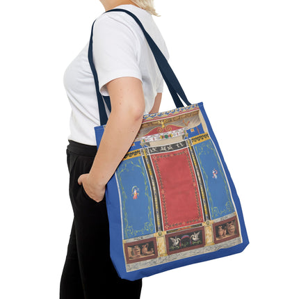 Trompe L’Oeil Designer Tote Bag – Columns, Swans and Vases (AOP)