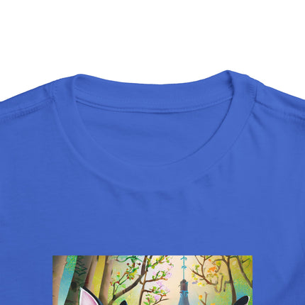 Fairy Animals Writing Wishes Toddler Short Sleeve Tee
