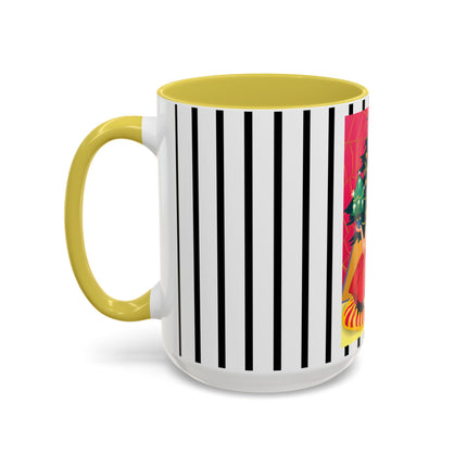 Art Deco Christmas Enchantment Colorful Mugs (11oz, 15oz)