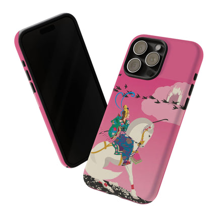 Samurai Princess on the White Steed Phone Case – Epic Grace & Mythic Power