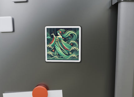 Mermaid Queen Rising from the Deep Die-Cut Magnets (5 Sizes)