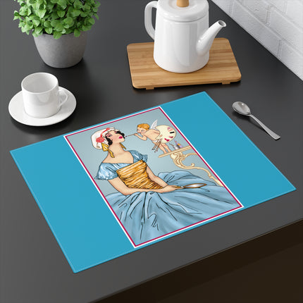 The Enchanting Painter: A Fairy's Artistic Touch Placemat, 1pc