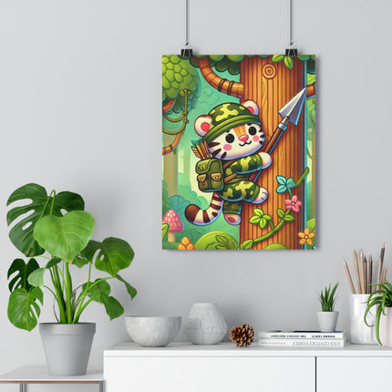 Stealthy Stripes Giclée Art Print