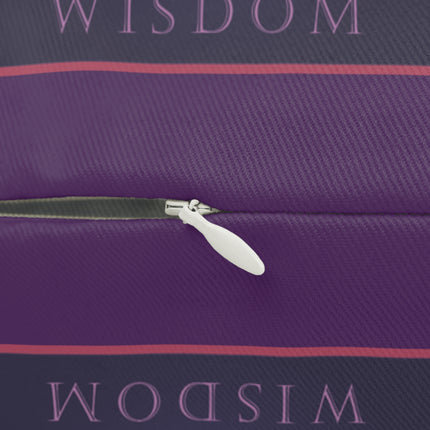 February & Amethyst (from the Gem Series) by Sofia Chiostri Spun Polyester Lumbar Pillow