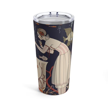 The Dazzling Little Fish by George Barbier Tumbler 20oz