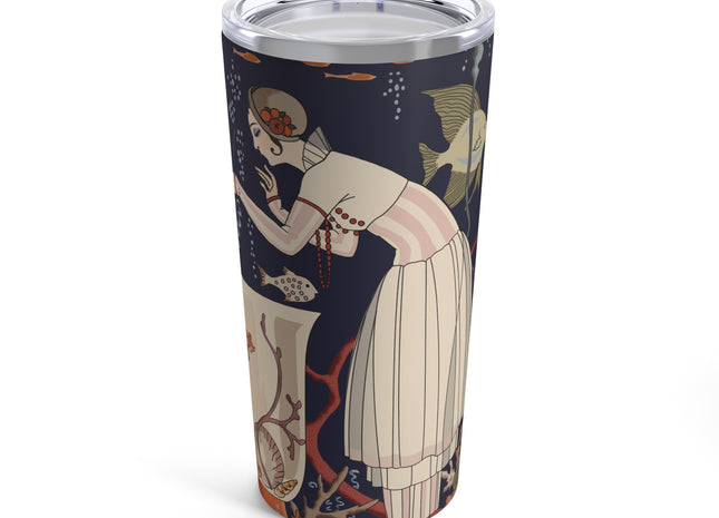 L'Etourdissant Petit Poisson (The Dazzling Little Fish) by George Barbier Tumbler 20oz
