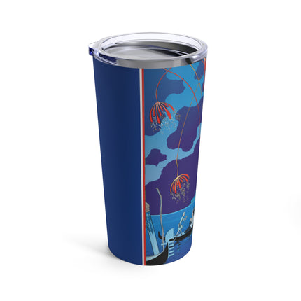 Fireworks in Venice by George Barbier Tumbler 20oz