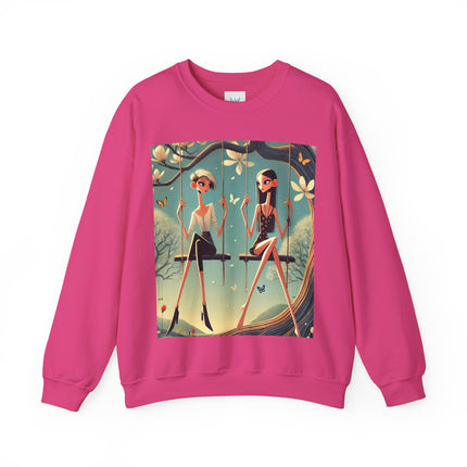 Whispers on the Spring Swing Heavy Blend™ Crewneck Sweatshirt