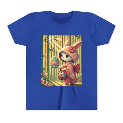 Geisha Kitten’s Easter Stroll Youth Short Sleeve Tee