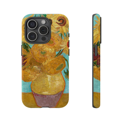 Vase with Twelve Sunflowers by Vincent Van Gogh Phone Cases