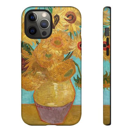 Vase with Twelve Sunflowers by Vincent Van Gogh Phone Cases