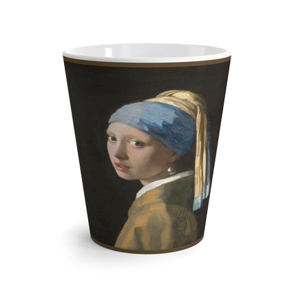 Girl with a Pearl Earring by Johannes Vermeer Latte Mug