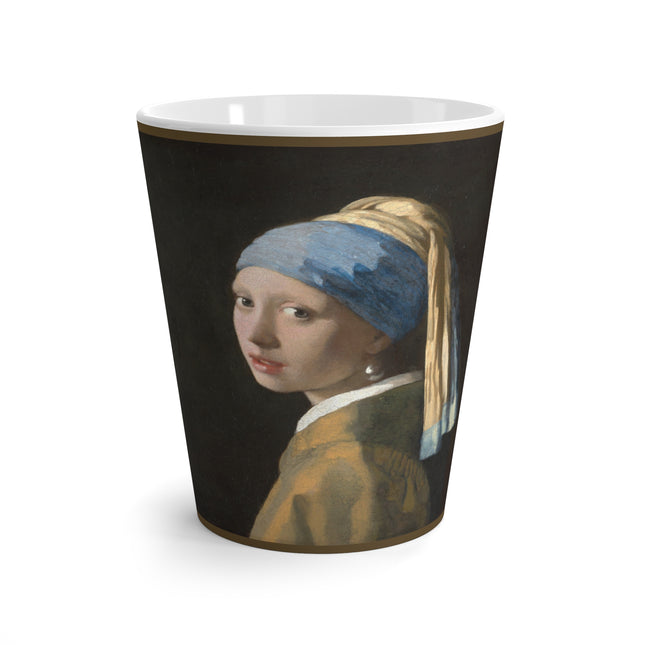 Girl with a Pearl Earring by Johannes Vermeer Latte Mug