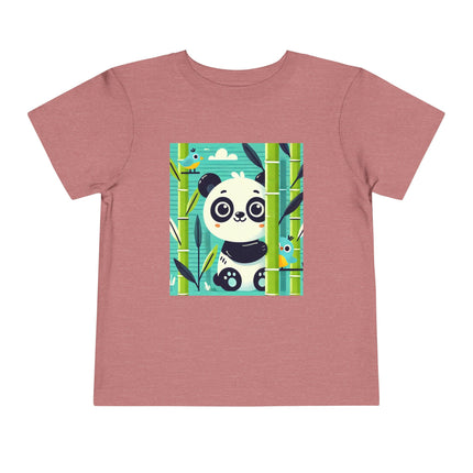 Bamboo Panda Friends Toddler Short Sleeve Tee