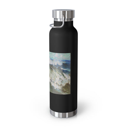 The Wave by Karl Hagemeister Copper Vacuum Insulated Bottle, 22oz