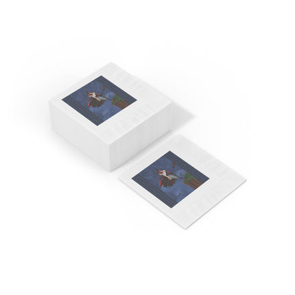 The Enchanted Witch White Coined Napkins