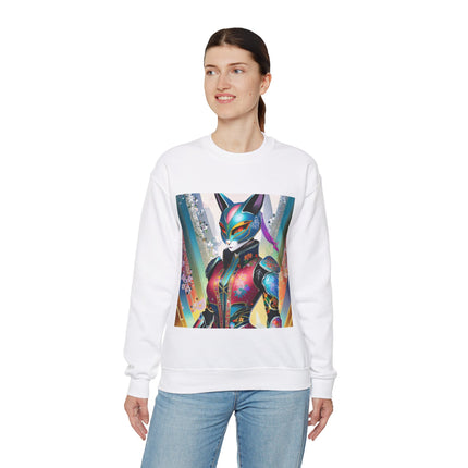 Cyberpunk Chic Unisex Heavy Blend™ Crewneck Sweatshirt
