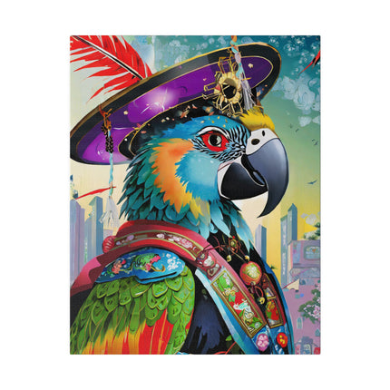 Tech Plumes Matte Canvas, Stretched, 0.75"