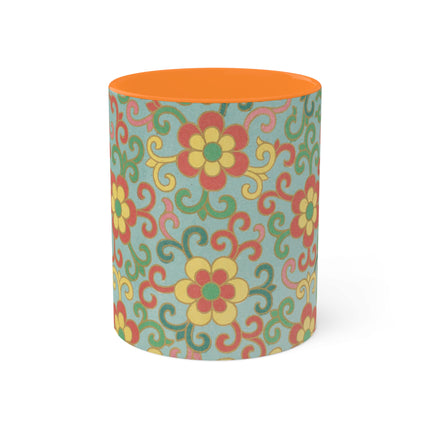 Examples of Chinese Ornament, Pl.09 by Owen Jones Colorful Mugs, 11oz