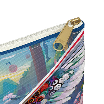 Cyberpunk Samurai Owl Pencil Case