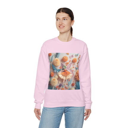 Dahlia Fairy Unisex Heavy Blend™ Crewneck Sweatshirt