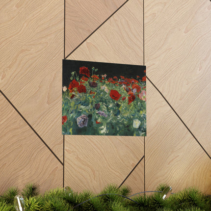 Poppies (A Study of Poppies for Carnation, Lily, Lily, Rose) by John Singer Sargent Matte Horizontal Posters
