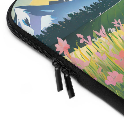 Stripes on Wheels Laptop Sleeve