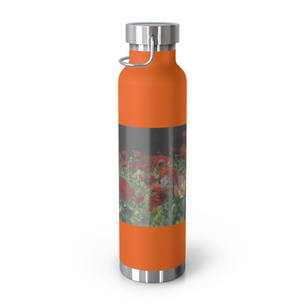 Poppies (A Study of Poppies for Carnation, Lily, Lily, Rose) by John Singer Sargent Copper Vacuum Insulated Bottle, 22oz