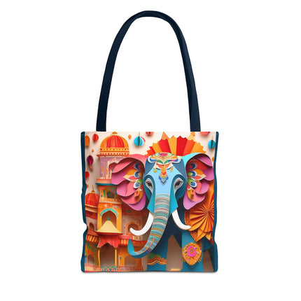 Elephant at an Autumn Festival Tote Bag (AOP)