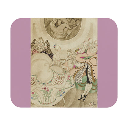 Sur talons rouges (On Red Heels) pl 01 by Gerda Wegener Mouse Pad, Rectangle
