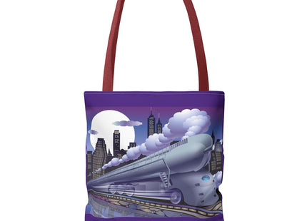 The Art Deco Bullet Train Tote Bag (AOP)