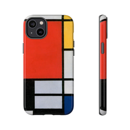 Composition with Red, Yellow, Blue, and Black by Piet Mondrian Phone Cases