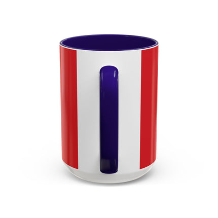 ❤️ The Lady Of The Crimson Scarf Colorful Mug – Art Deco Christmas Elegance