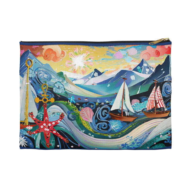 Nautical Patterns Pencil Case