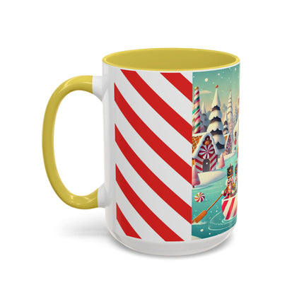 Nutcracker Candy-Striped Adventure Colorful Mugs (11oz, 15oz)