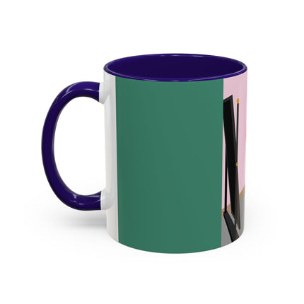 The Yellow Hat Colorful Mugs – 1920s Vogue Whimsy & Playful Elegance