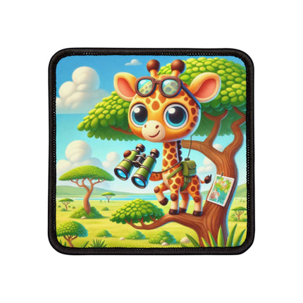 Giraffe Lookout Iron-On Patches