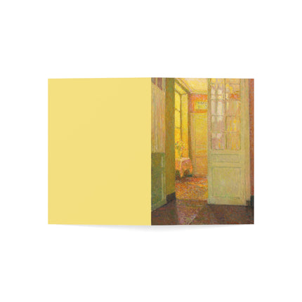 Interior, Window Light by Henri Le Sidaner Greeting Cards (1, 10, 30, and 50pcs)